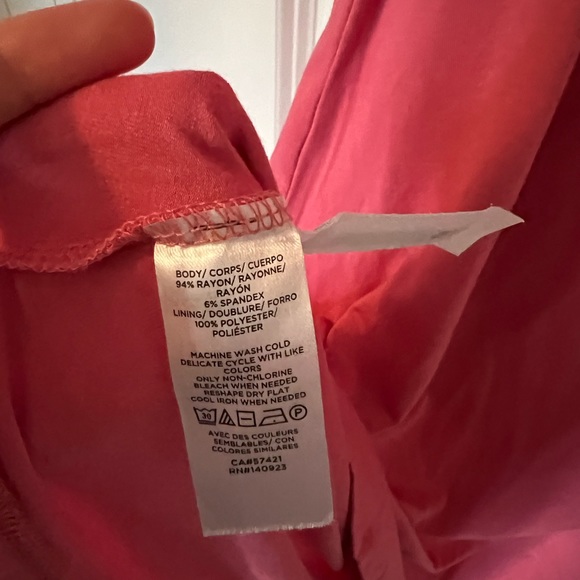 Pink Loft Dress with Twist Front - Picture 4 of 5